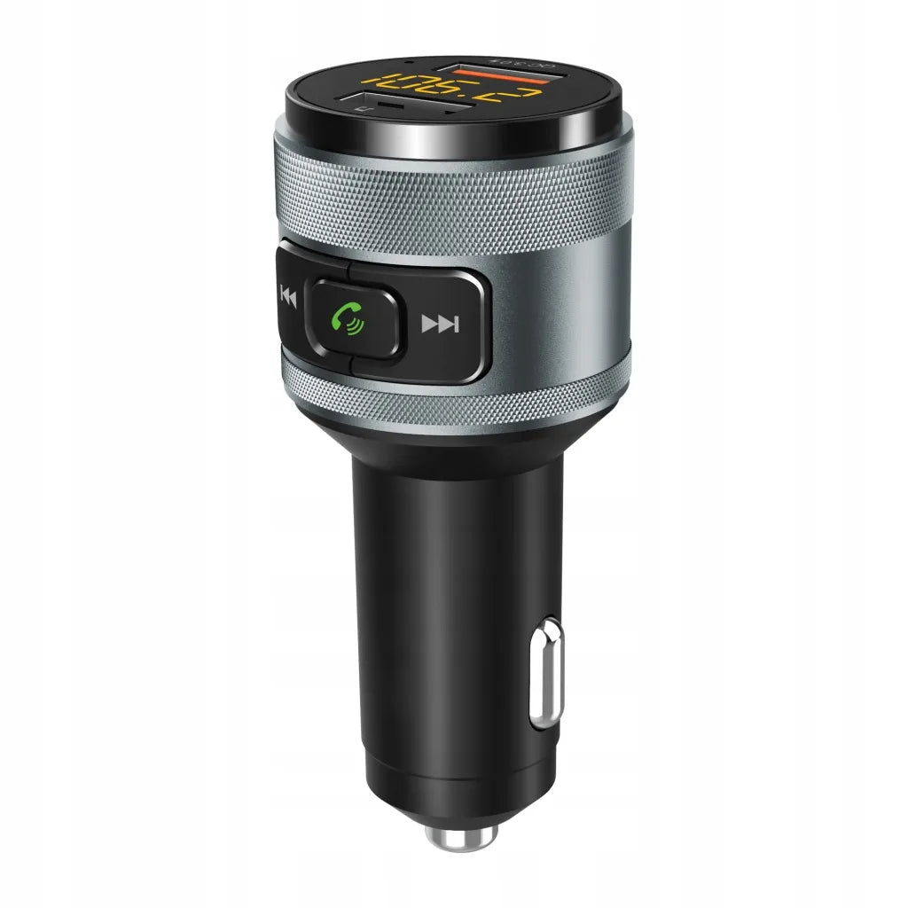 Automobilinis FM MP3 siųstuvas su "Bluetooth", USB, LCD ekranu ART FM-57 QC3.0