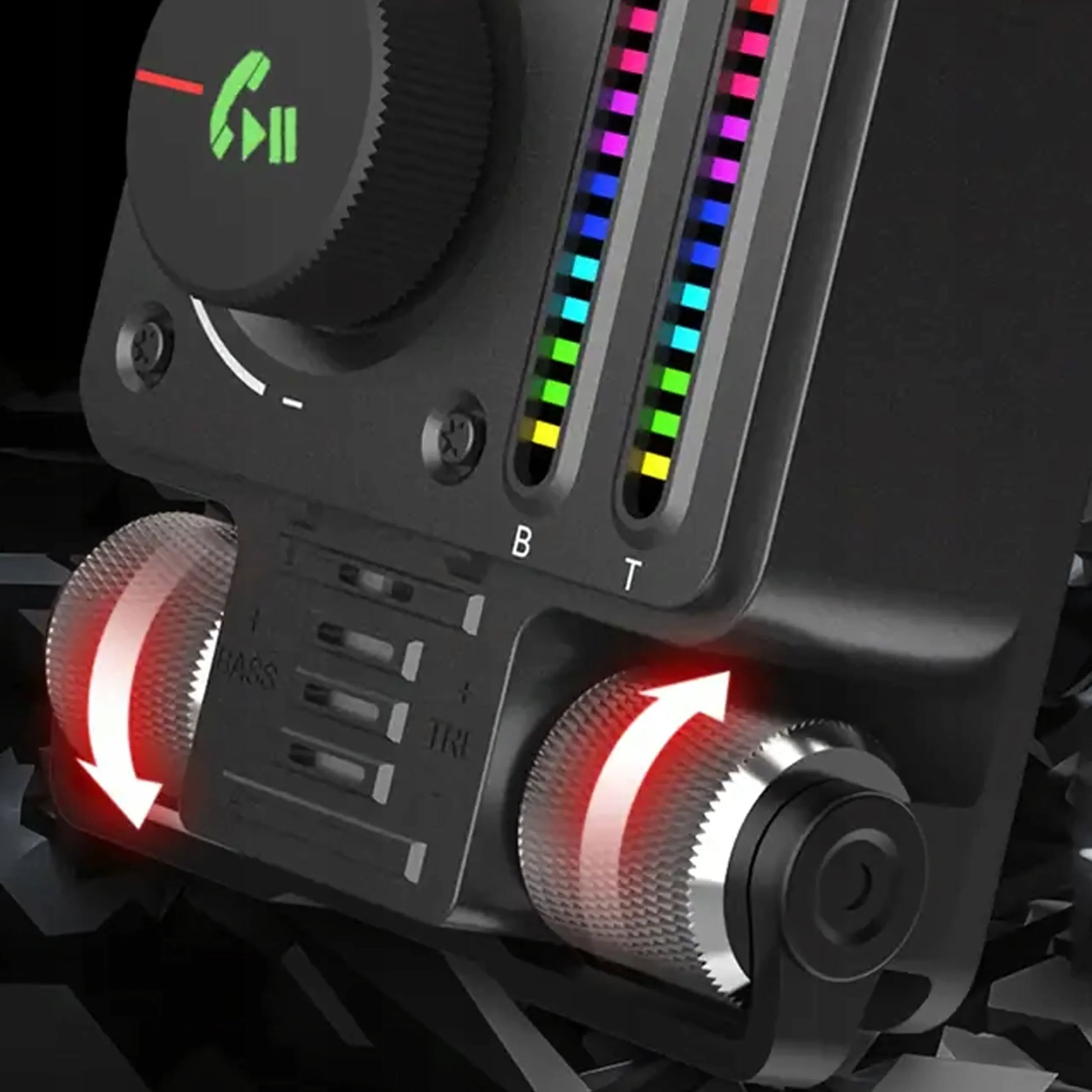 Automobilinis FM siųstuvas Bluetooth 5.3 PD 30W kroviklis