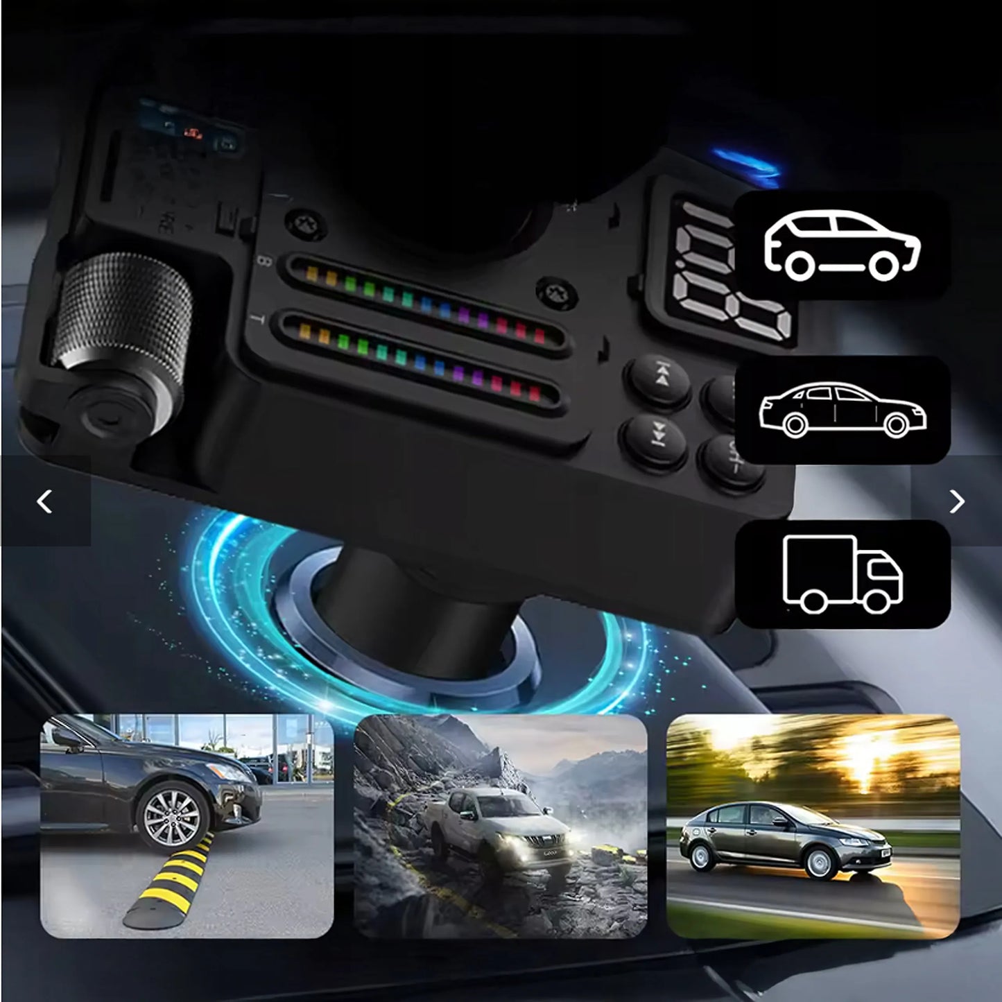 Automobilinis FM siųstuvas Bluetooth 5.3 PD 30W kroviklis