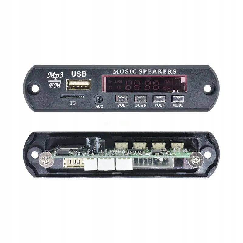 Automobilinis FM siųstuvas Bluetooth modulis MP3 grotuvas AUX USB su nuotolinio valdymo pulteliu