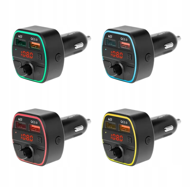 Automobilinis FM siųstuvas su „Bluetooth“ funkcija URZ0478 PEIYING