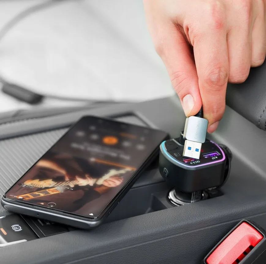 Automobilinis FM siųstuvas su „Bluetooth“ funkcija URZ0478 PEIYING