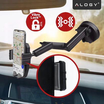 Automobilinis laikiklis Alogy telefonui 7.2" TIR sunkvežimiui, autobusui, ekskavatoriui su tvirta fiksacija