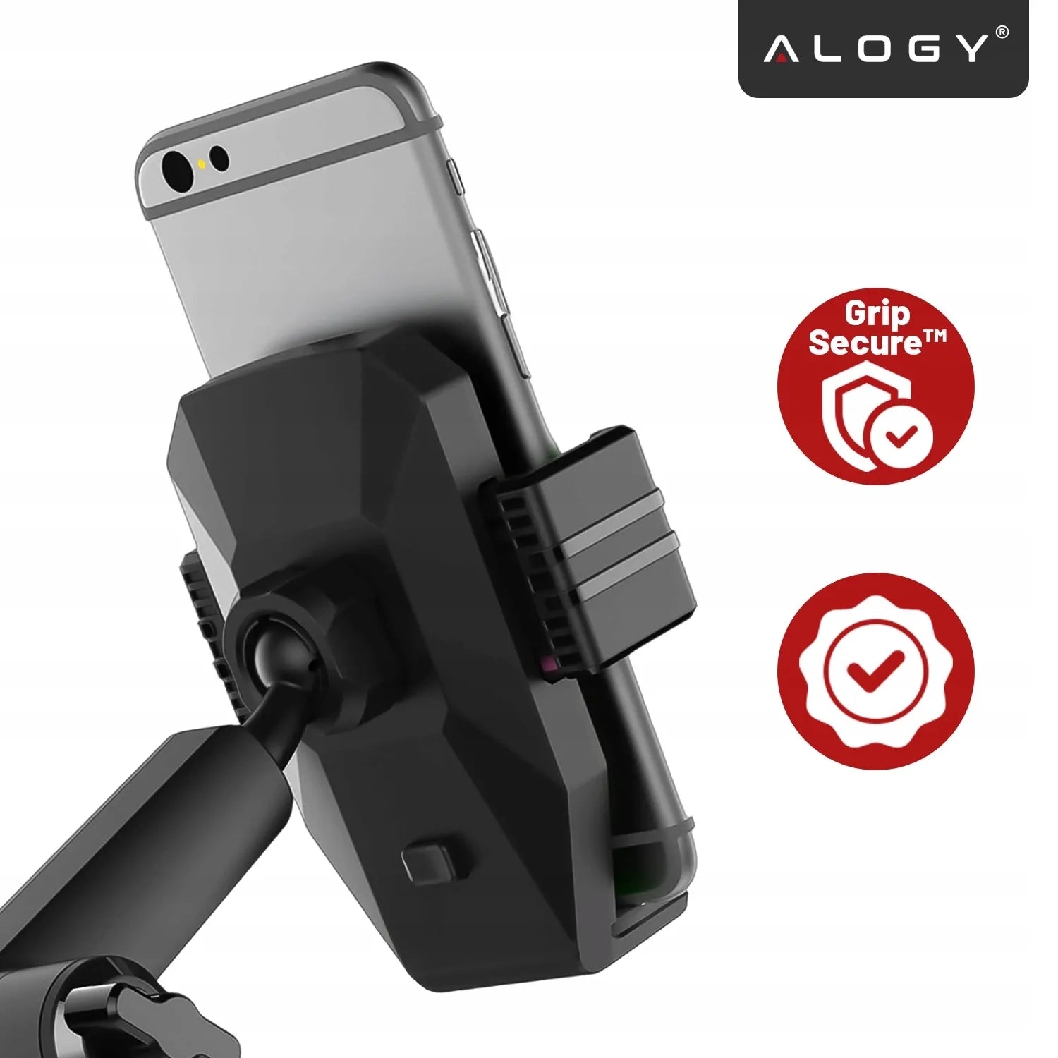 Automobilinis laikiklis Alogy telefonui 7.2" TIR sunkvežimiui, autobusui, ekskavatoriui su tvirta fiksacija
