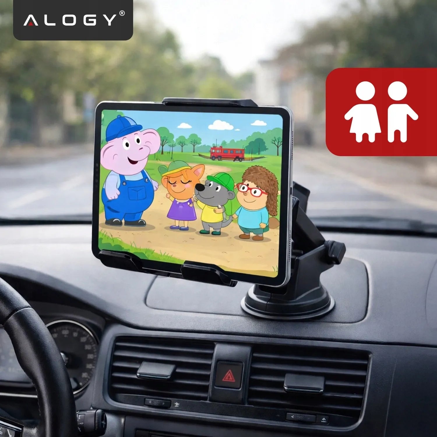 Automobilinis laikiklis telefonui ir planšetei ant stiklo arba prietaisų skydelio, reguliuojamas, besisukantis, tvirtas