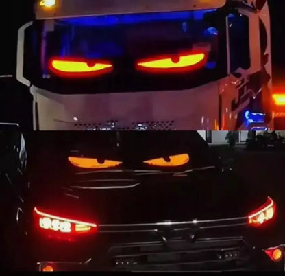 Automobilinis lankstus LED ekranas „Diabelskie oczy“, 120 × 595 mm, sunkvežimiui