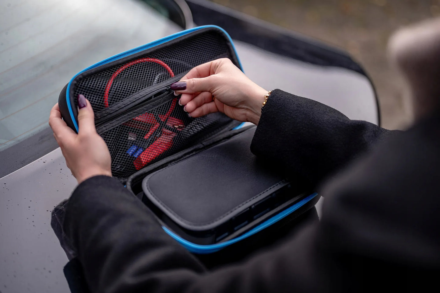 Automobilinis paleidiklis (Jump Starter) su kompresoriumi Newell KICK-AIR 20000mAh