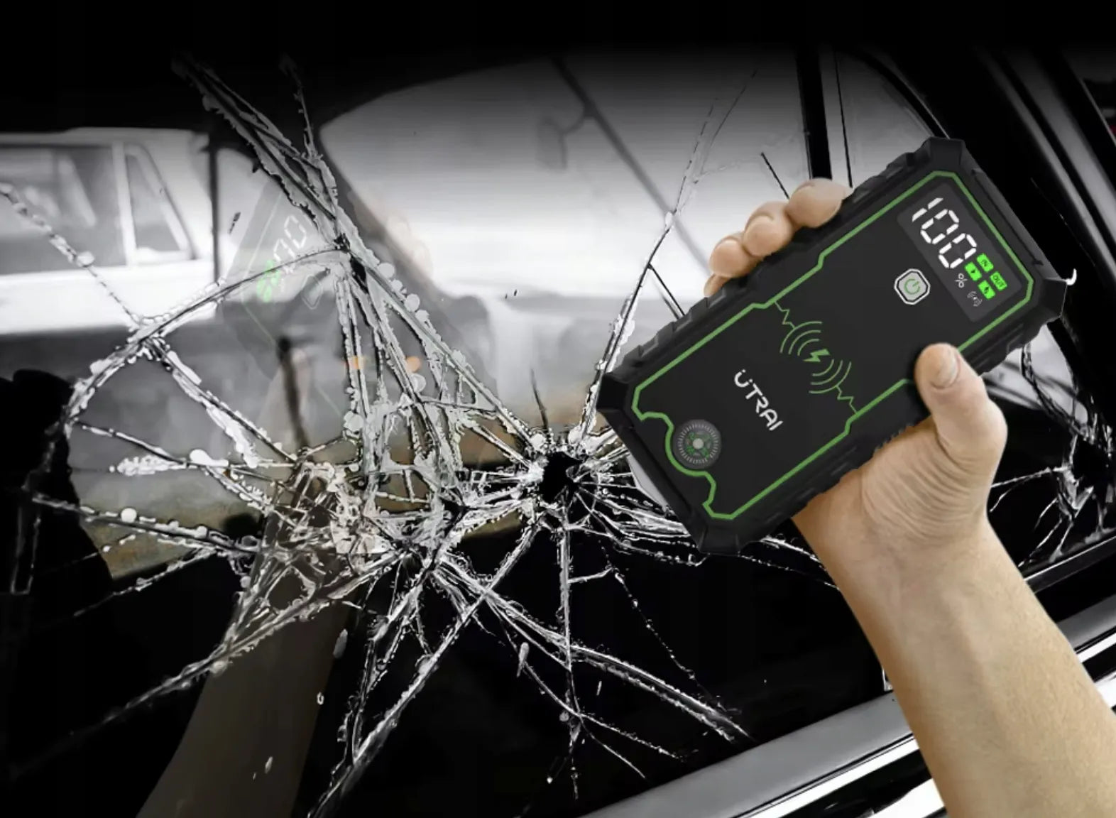 Automobilinis paleidiklis Utrai Jstar One Pro 2500A 12V su išorine baterija