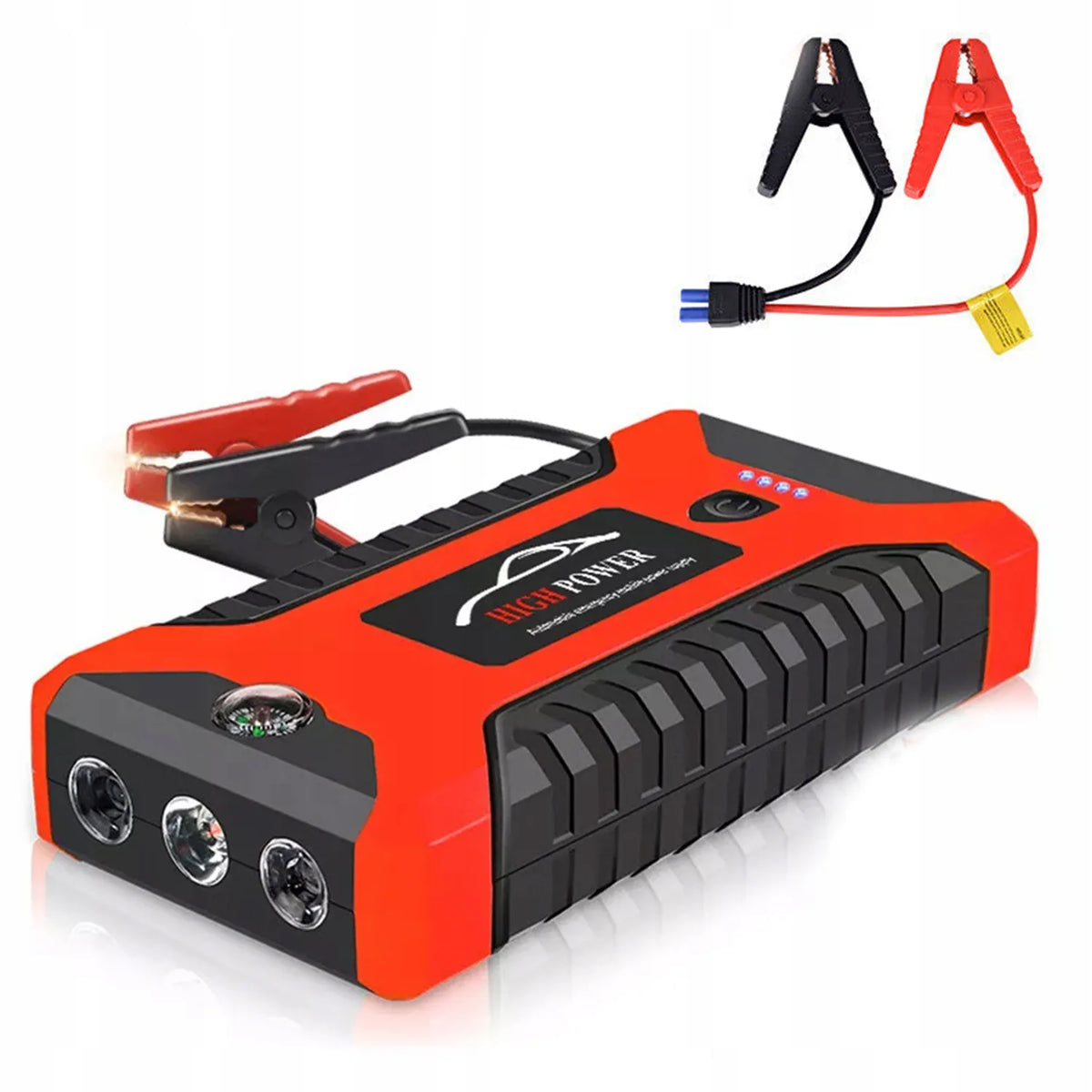 Automobilinis paleidimo įrenginys „Power Bank Jump Starter“, 12 V, LCD ekranas, 99 800 mAh