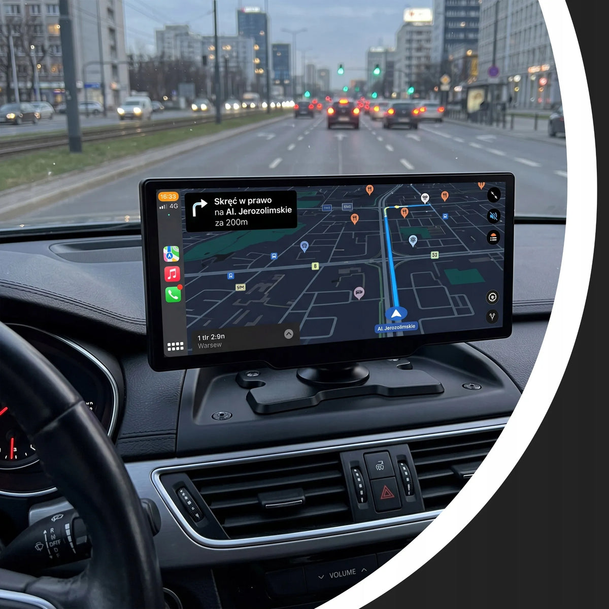Automobilinis radijas RETOO ER1078, 10.26 colių ekranas, Android Auto, Apple CarPlay