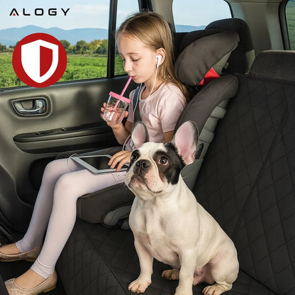 Automobilinis šuns kilimėlis į bagažinę ir ant sėdynės, vandeniui atsparus