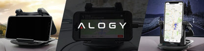 Automobilinis telefono laikiklis Alogy DriveMount™ - ant prietaisų skydelio, sukamasis 360°