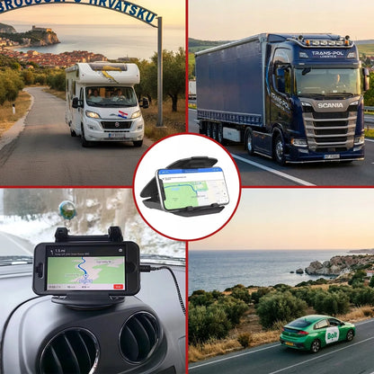 Automobilinis telefono laikiklis Alogy DriveMount™ - ant prietaisų skydelio, sukamasis 360°