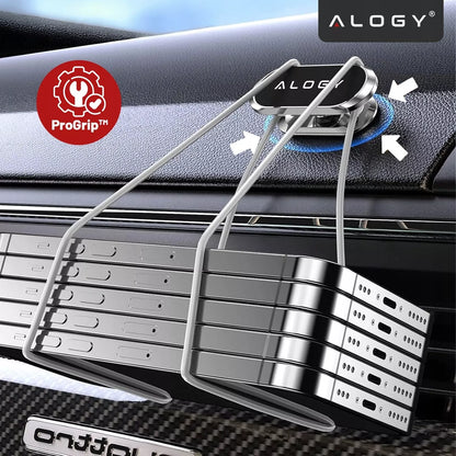 Automobilinis telefono laikiklis ant prietaisų skydelio Alogy stiprus magnetinis laikiklis