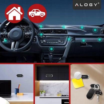 Automobilinis telefono laikiklis ant prietaisų skydelio Alogy stiprus magnetinis laikiklis