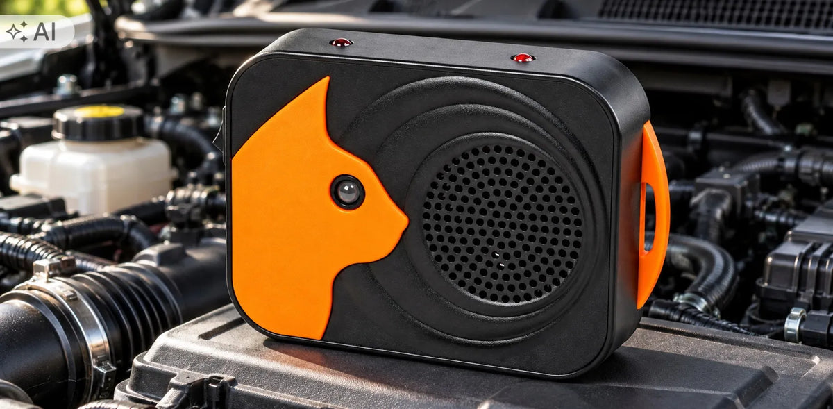 Automobilinis ultragarsinis graužikų atbaidytuvas, pelėms, žiurkėms ir kiaunėms, LED, 12 V