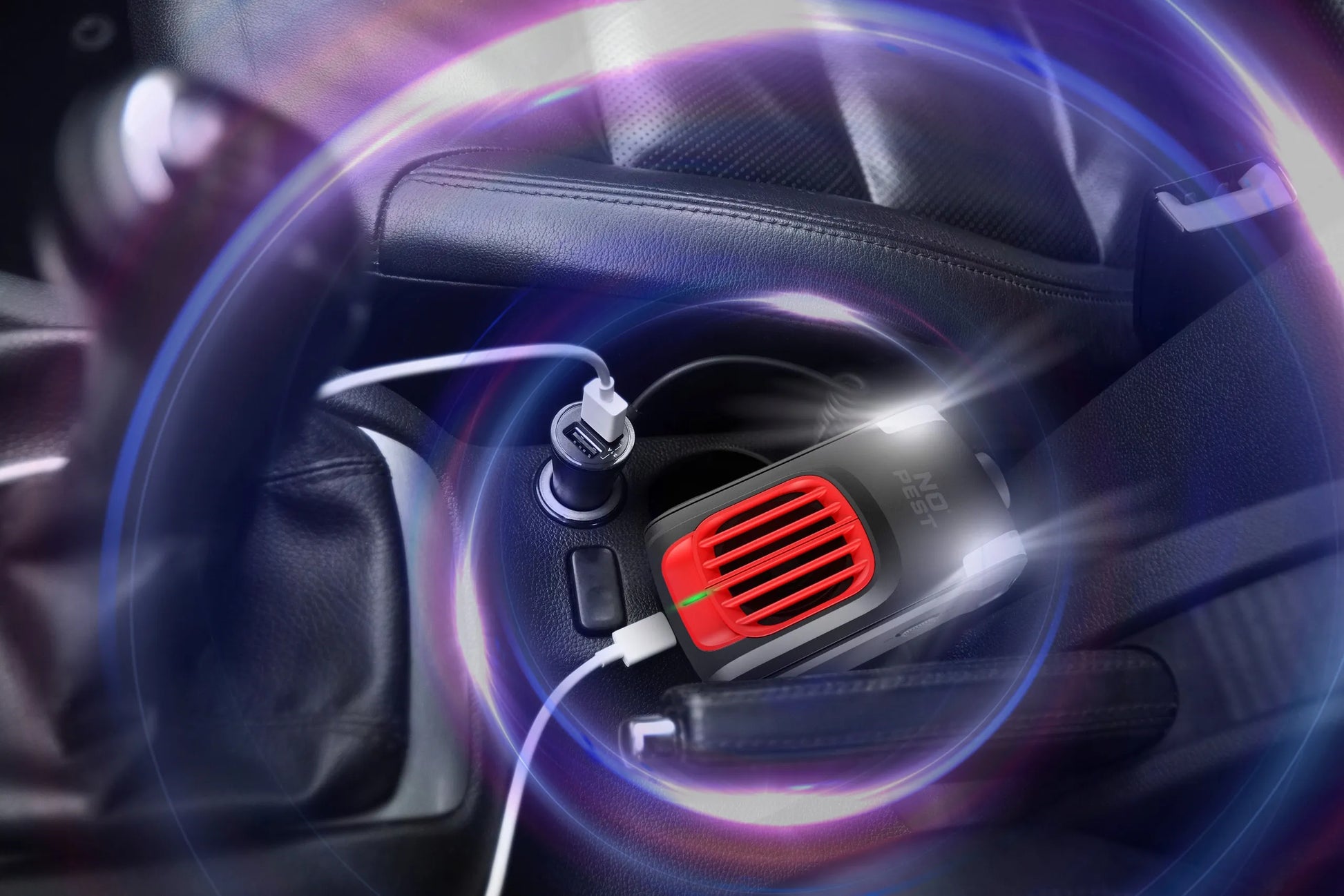 Automobilinis ultragarsinis kiaunių, pelių ir žiurkių atbaidymo įrenginys