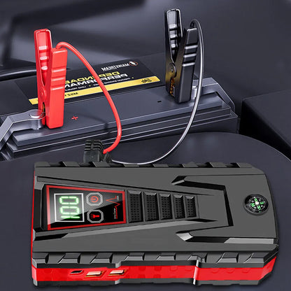Automobilinis užvedimo įrenginys Jump Starter 12V LCD ekranas 99800mAh