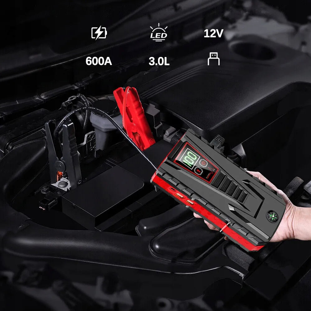 Automobilinis užvedimo įrenginys „Jump Starter“ 99800mAh, 12V 600A power bankas