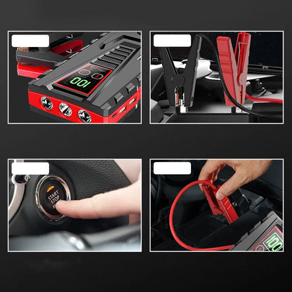 Automobilinis užvedimo įrenginys „Jump Starter“ 99800mAh, 12V 600A power bankas