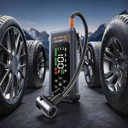 Automobilinis užvedimo įrenginys su kompresoriumi Buture ST001, 5000A, 150 PSI