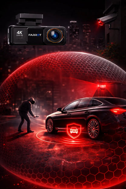 Automobilinis vaizdo registratorius 4K GPS Wi-Fi kamera priekyje ir gale ADAS G-jutiklis