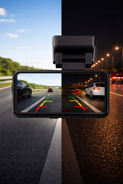 Automobilinis vaizdo registratorius 4K GPS Wi-Fi kamera priekyje ir gale ADAS G-jutiklis