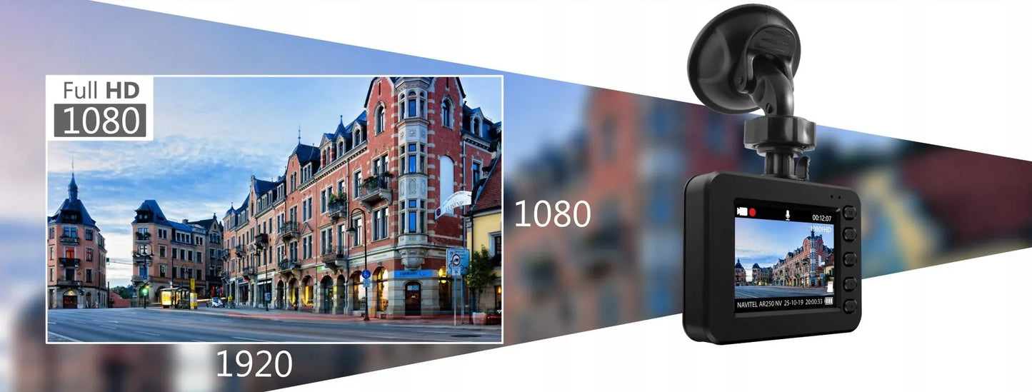 Automobilinis vaizdo registratorius Navitel DVR AR 250 NV FullHD