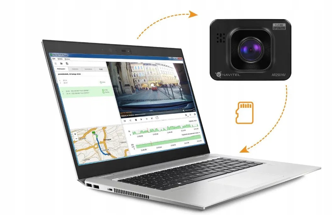 Automobilinis vaizdo registratorius Navitel DVR AR 250 NV FullHD