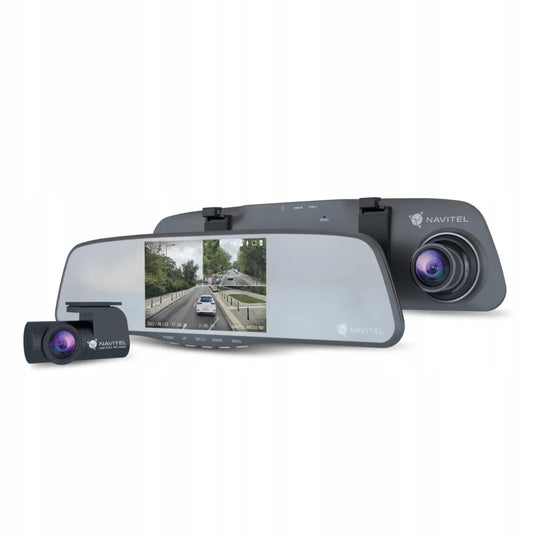 Automobilinis vaizdo registratorius NAVITEL MR255 NV veidrodėlyje DUAL