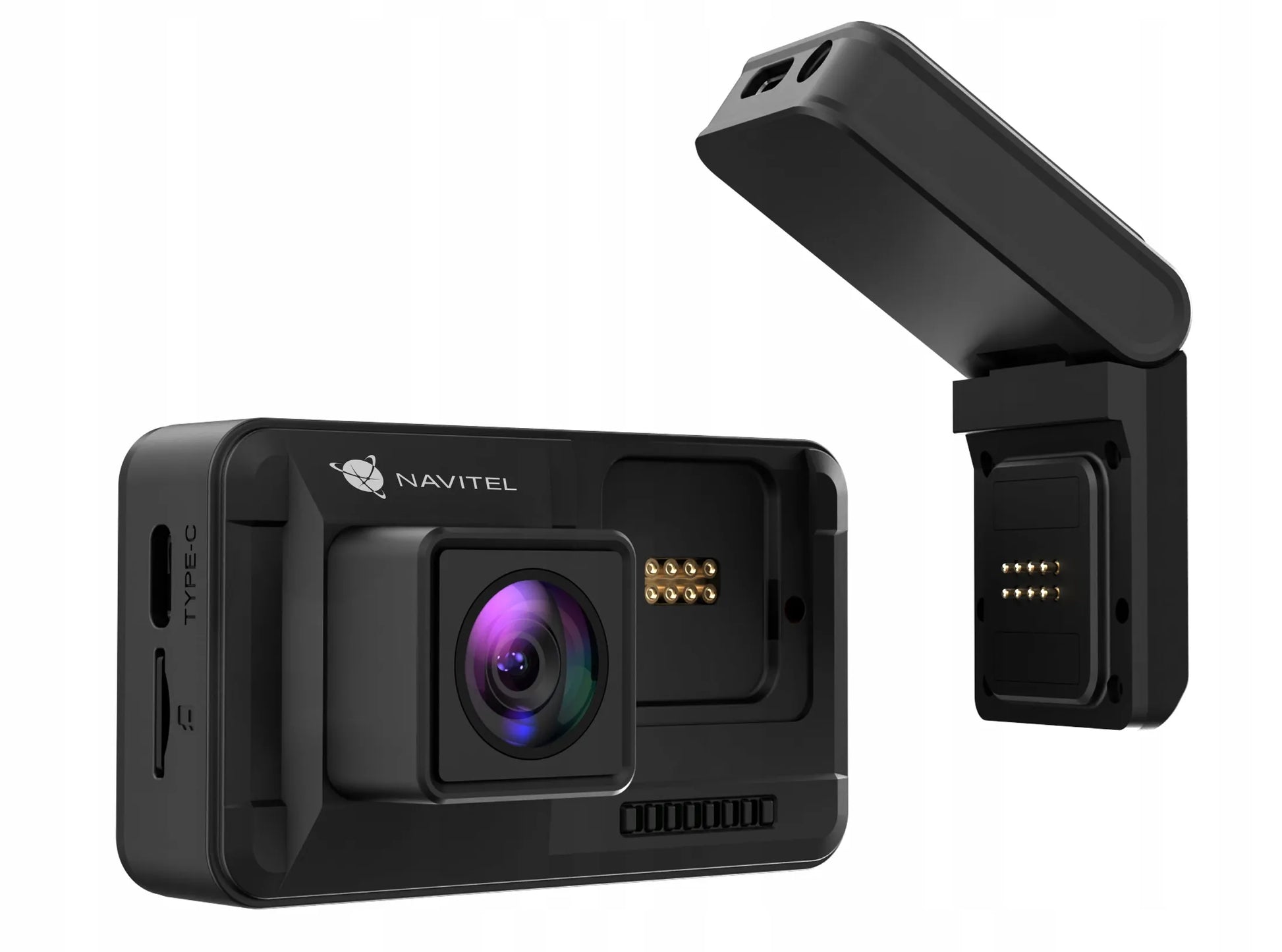 Automobilinis vaizdo registratorius NAVITEL R480 2K DUAL, magnetinis laikiklis, SONY jutiklis