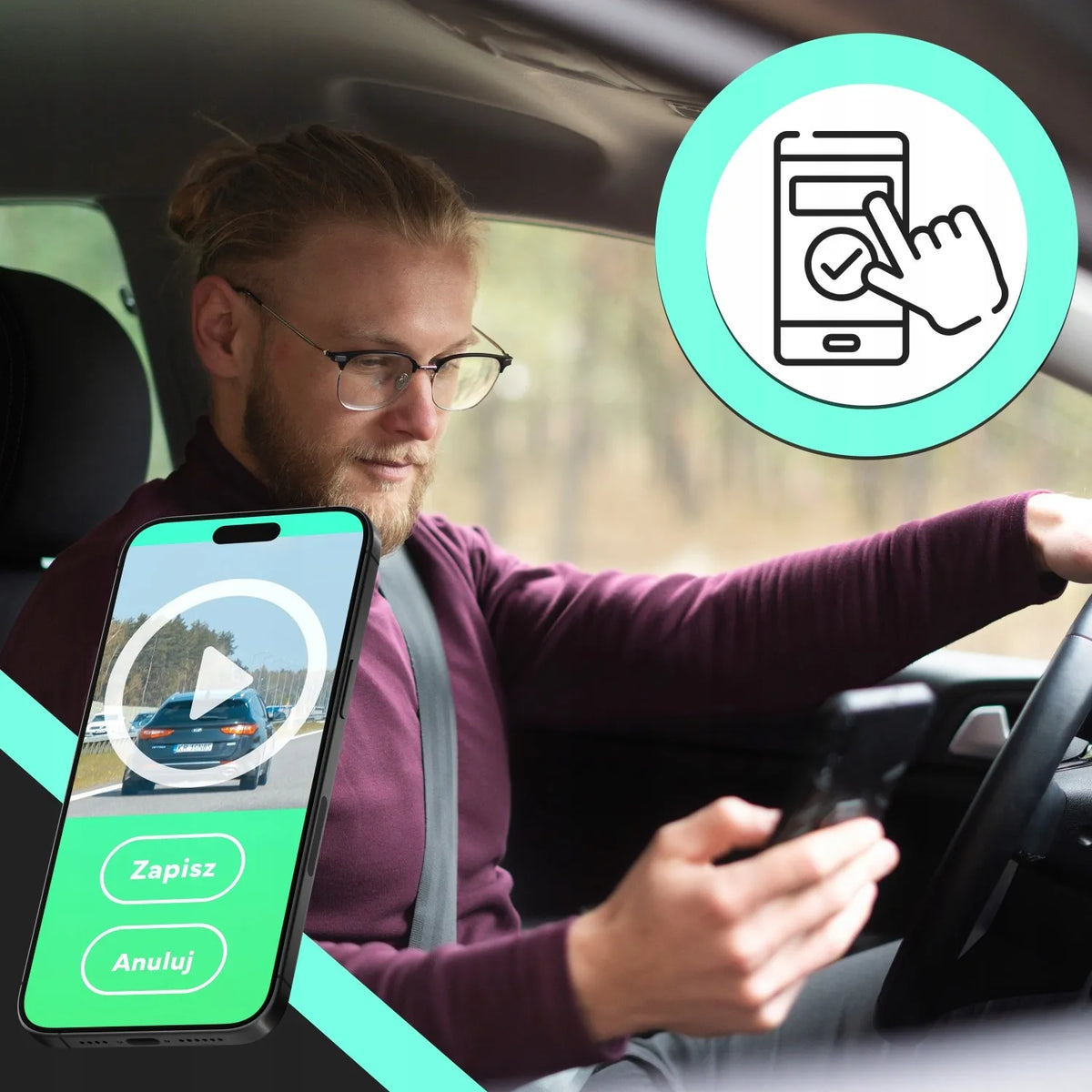Automobilinis vaizdo registratorius RETOO Full HD su GPS ir G-Sensor