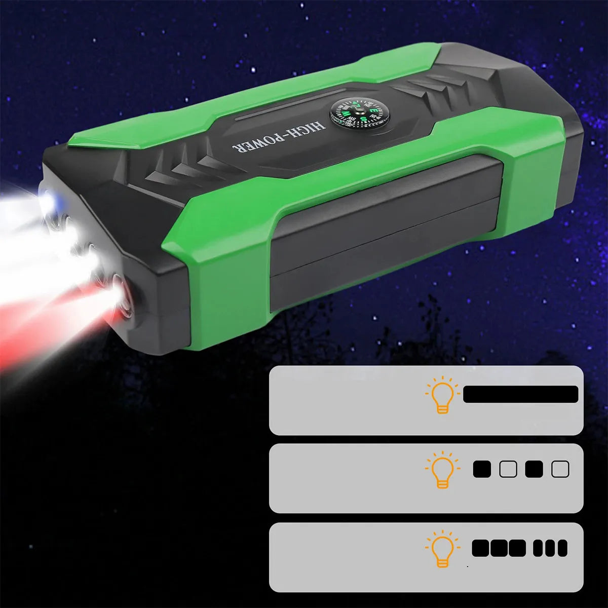 Automobilio avarinio užvedimo įrenginys Booster 99800mAh 12V