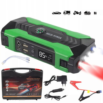 Automobilio avarinio užvedimo įrenginys Booster 99800mAh 12V