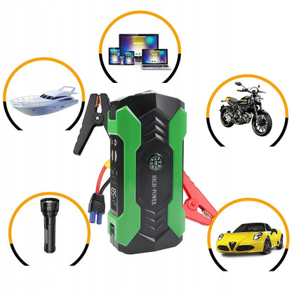 Automobilio avarinio užvedimo įrenginys Booster 99800mAh 12V