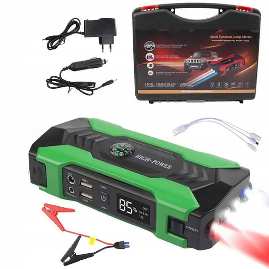 Automobilio avarinio užvedimo įrenginys Booster 99800mAh 12V