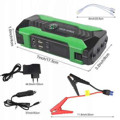 Automobilio avarinio užvedimo įrenginys Booster 99800mAh 12V