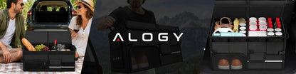Automobilio bagažinės organizatorius krepšys Alogy 60L sulankstomas