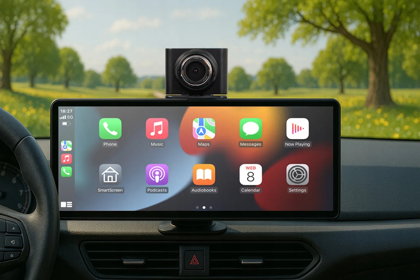 Automobilio multimedijos grotuvas X10 su 10.3 colio ekranu, Apple CarPlay ir Android Auto