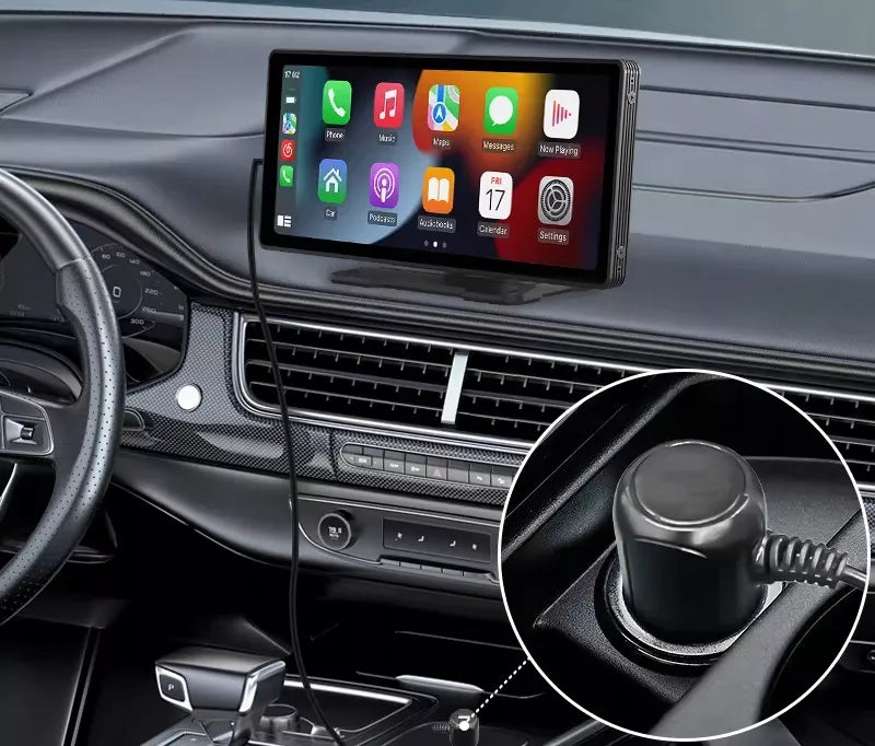 Automobilio multimedijos grotuvas X10 su 10.3 colio ekranu, Apple CarPlay ir Android Auto