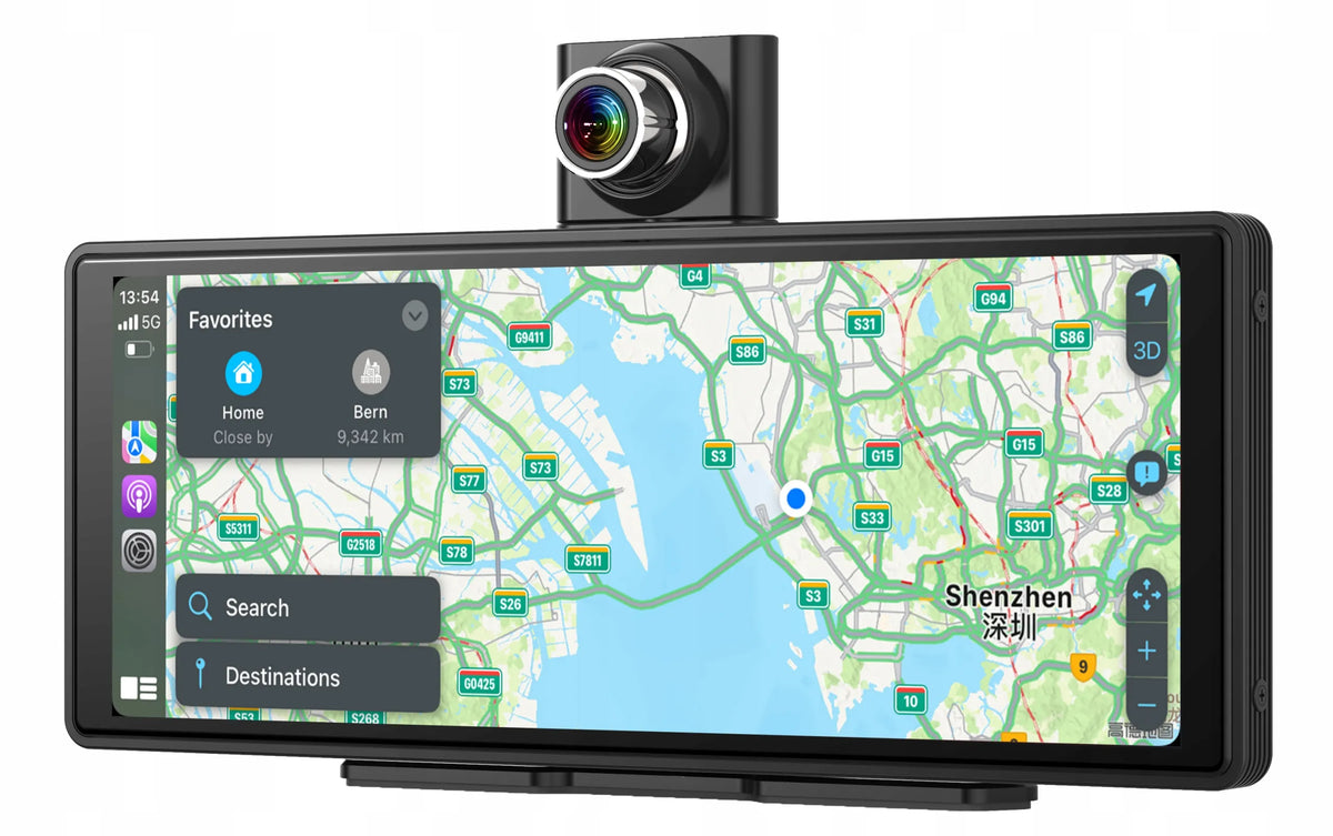 Automobilio multimedijos grotuvas X10 su 10.3 colio ekranu, Apple CarPlay ir Android Auto