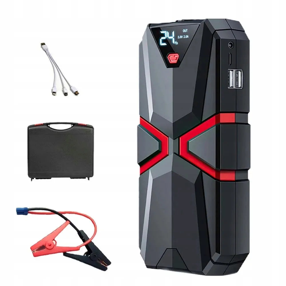 Automobilio užvedimo įrenginys 8000 mAh automobilinis išorinis akumuliatorius