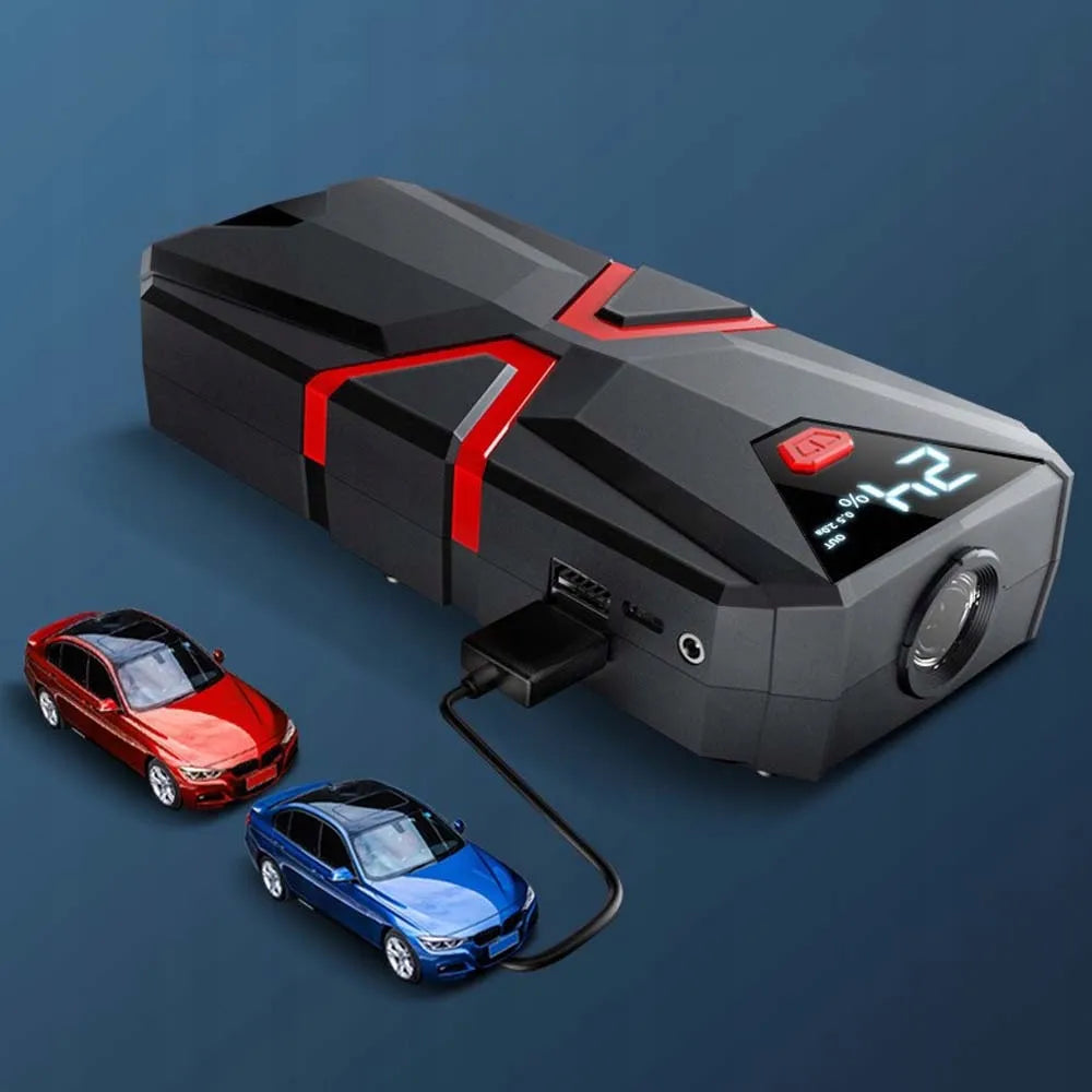 Automobilio užvedimo įrenginys 8000 mAh automobilinis išorinis akumuliatorius