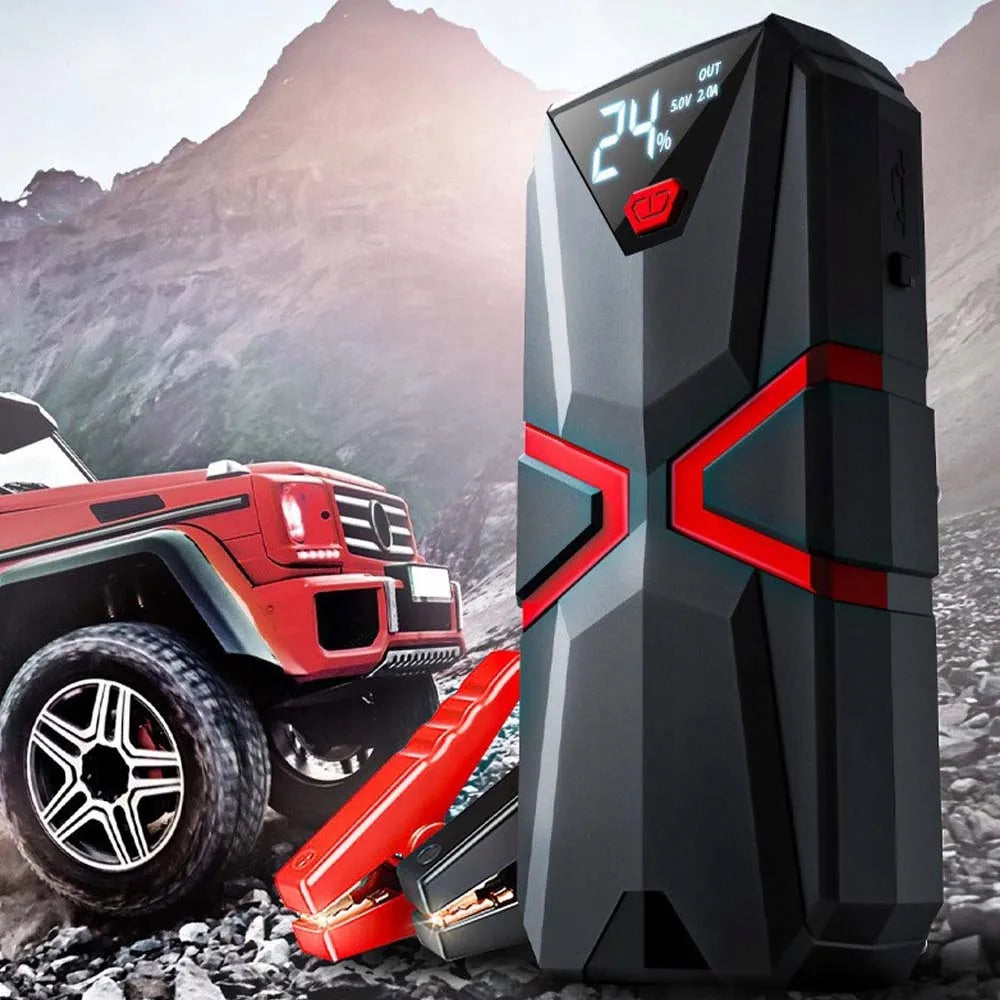 Automobilio užvedimo įrenginys 8000 mAh automobilinis išorinis akumuliatorius
