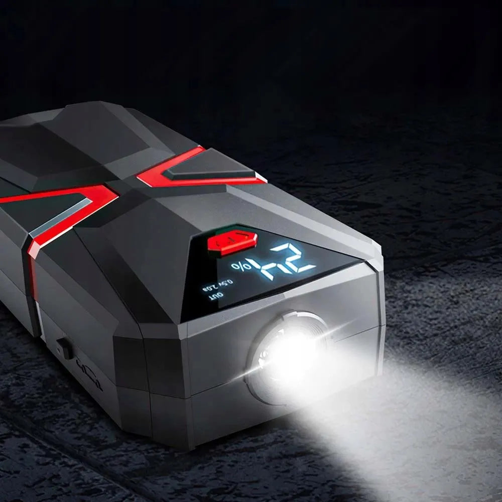 Automobilio užvedimo įrenginys 8000 mAh automobilinis išorinis akumuliatorius