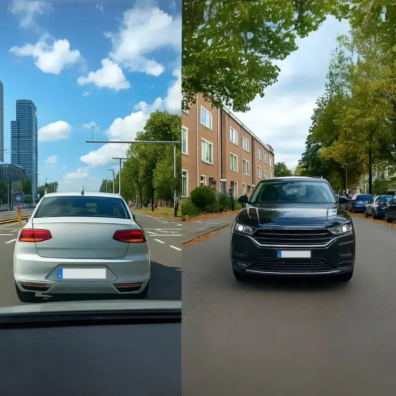 Automobilio vaizdo registratorius priekis galas 4K GPS WiFi atbulinės eigos kamera 2K ADAS BSD PARKAVIMAS