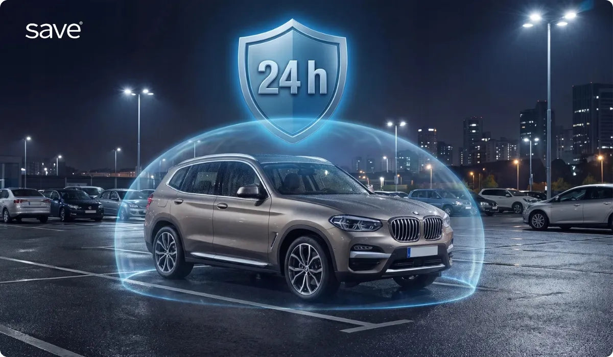 Automobilio vaizdo registratorius Save A4 4K Wi-Fi su galinio vaizdo kamera