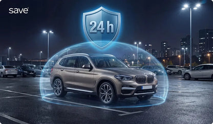 Automobilio vaizdo registratorius Save A4 4K Wi-Fi su galinio vaizdo kamera