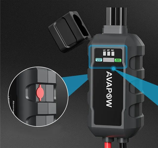 AVAPOW T8 MAX profesionalus 6000 A paleidimo įrenginys