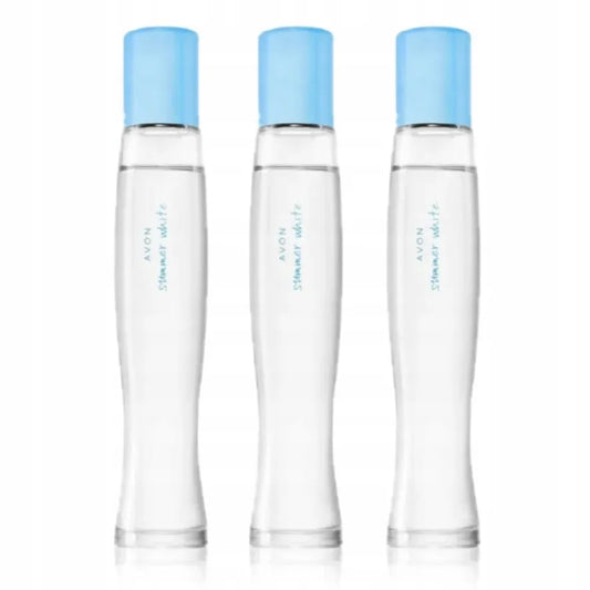 AVON „Summer White“ moteriško tualetinio vandens rinkinys, 3 × 50 ml